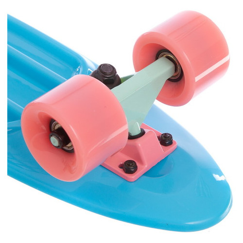 Скейтборд FDSO Пенні Penny SK-401-12 Синьо-зелено-рожевий (60508287) фото №5