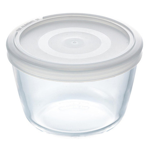 Форма Pyrex Cook&Freez із кришкою скляна кругла 15х9см 1.1л (154P001) фото №1