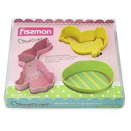 Набір форм для печива Fissman AY-8569-BW 3 шт фото №1
