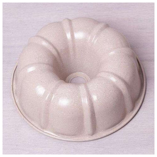 Форма для випікання кексу з мармуровим антипригарним покриттям O25*8см Kamille a6032 фото №4