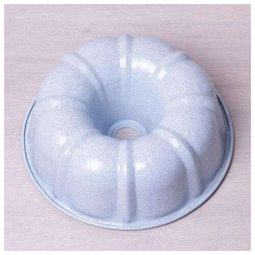 Форма для випікання кексу з мармуровим антипригарним покриттям O25*8см Kamille a6032 фото №8
