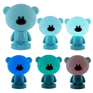 Нічник Kite LED з акумулятором Bear, блакитний (K24-490-2-3) фото №4