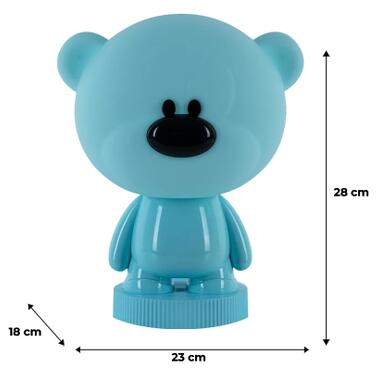Нічник Kite LED з акумулятором Bear, блакитний (K24-490-2-3) фото №6
