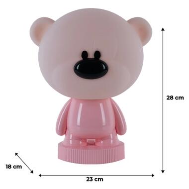 Нічник Kite LED з акумулятором Bear, рожевий (K24-490-2-2) фото №6