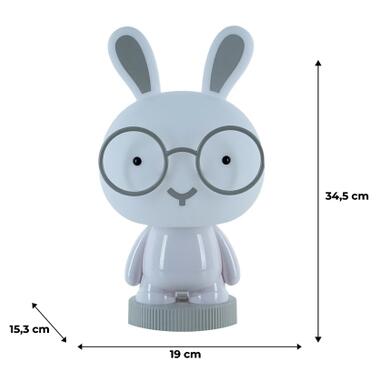 Нічник Kite LED з акумулятором Bunny, білий (K24-490-1-1) фото №6