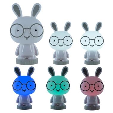 Нічник Kite LED з акумулятором Bunny, білий (K24-490-1-1) фото №4