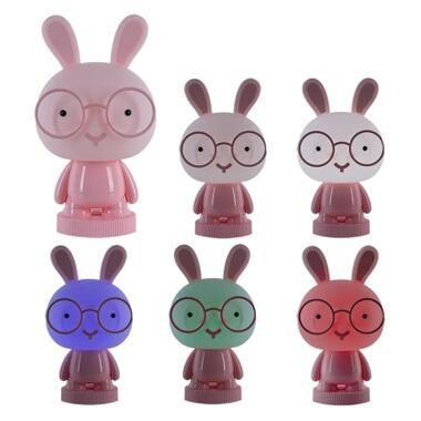 Нічник Kite LED з акумулятором Bunny, рожевий (K24-490-1-2) фото №4