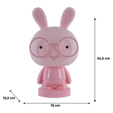 Нічник Kite LED з акумулятором Bunny, рожевий (K24-490-1-2) фото №6
