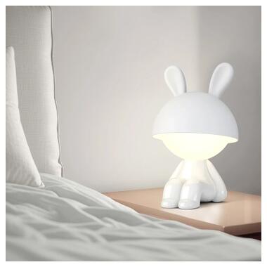 Нічник Kite LED з акумулятором Cute Bunny, білий (K25-316-1-1) фото №5