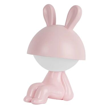 Нічник Kite LED з акумулятором Cute Bunny, рожевий (K25-316-1-2) фото №1