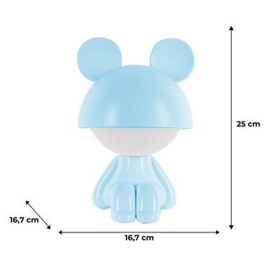 Нічник Kite LED з акумулятором Cute Mouse, блакитний (K25-316-2-3) фото №6