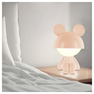 Нічник Kite LED з акумулятором Cute Mouse, персиковий (K25-316-2-4) фото №5