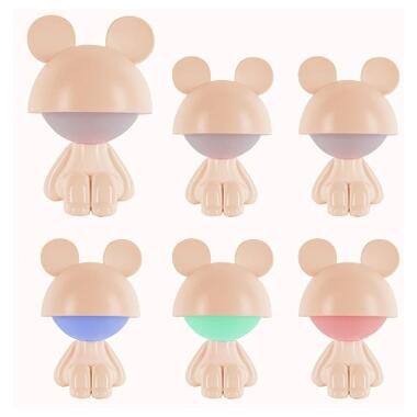Нічник Kite LED з акумулятором Cute Mouse, персиковий (K25-316-2-4) фото №4