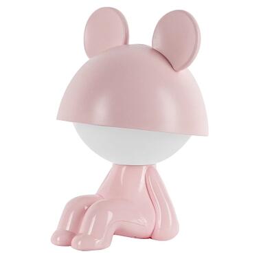 Нічник Kite LED з акумулятором Cute Mouse, рожевий (K25-316-2-2) фото №1