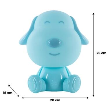 Нічник Kite LED з акумулятором Doggy, блакитний (K24-491-3-3) фото №6