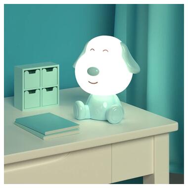 Нічник Kite LED з акумулятором Doggy, блакитний (K24-491-3-3) фото №5