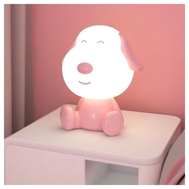 Нічник Kite LED з акумулятором Doggy, рожевий (K24-491-3-2) фото №5