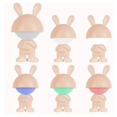 Нічник Kite LED з акумулятором Dreamy Bunny, персиковий (K25-315-1-4) фото №4