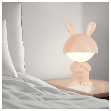 Нічник Kite LED з акумулятором Dreamy Bunny, персиковий (K25-315-1-4) фото №5