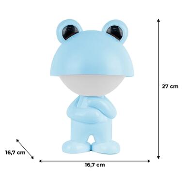 Нічник Kite LED з акумулятором Dreamy Froggy, блакитний (K25-315-3-3) фото №6