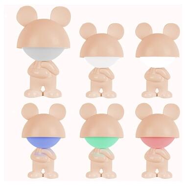 Нічник Kite LED з акумулятором Dreamy Mouse, персиковий (K25-315-2-4) фото №4