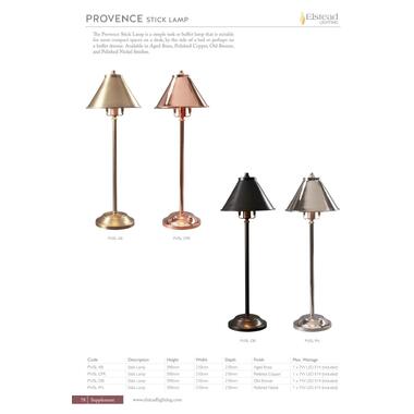 Настольная лампа Elstead Lighting PV/SL PN PROVENCE фото №4