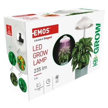 Настольная лампа EMOS LED для растений для помещений, с таймером (Z7901) фото №4