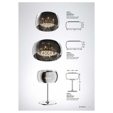 Настольная лампа Zuma Line CRYSTAL T0076-03E-F4FZ фото №4