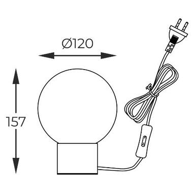 Настольная лампа Zuma Line T0454-01A-F7FZ ARCTURUS фото №2