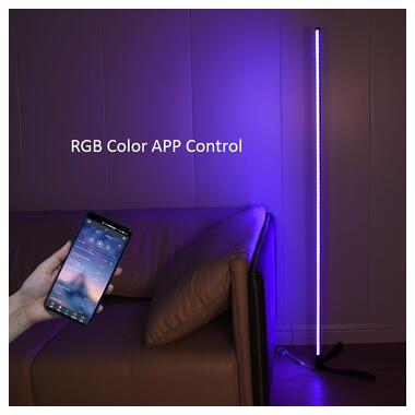 Підлогова Лампа 1.4 m для спальні RGB світлодіодна XPRO-10 (42967-HA-10_554) фото №4