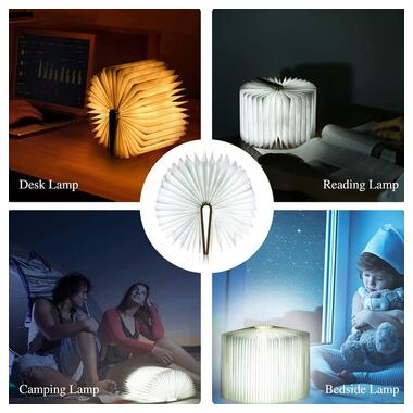 Складная настольная светодиодная лампа-книга с USB-зарядкой XPRO Book Lamp 44686-_299 фото №11