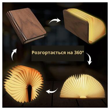 Складная настольная светодиодная лампа-книга с USB-зарядкой XPRO Book Lamp 44686-_299 фото №3