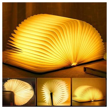 Складная настольная светодиодная лампа-книга с USB-зарядкой XPRO Book Lamp 44686-_299 фото №2