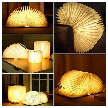 Складная настольная светодиодная лампа-книга с USB-зарядкой XPRO Book Lamp 44686-_299 фото №1
