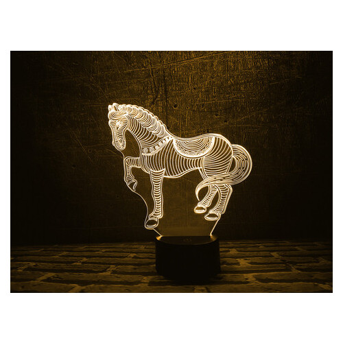 Світильник 3DToyslamp Конячка (02-007) фото №4