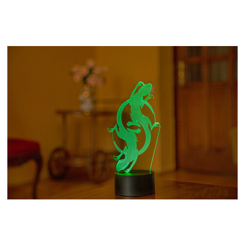 Світильник-нічник 3DToyslamp Саламандра (02-045) фото №6