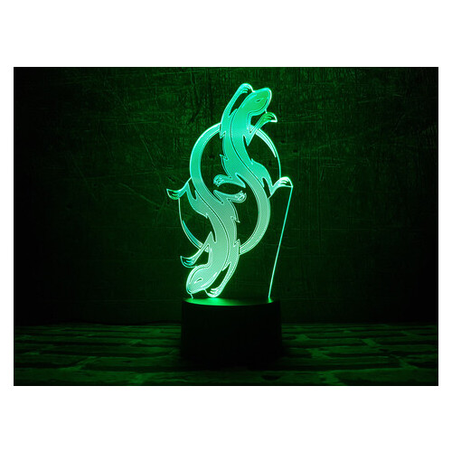 Світильник-нічник 3DToyslamp Саламандра (02-045) фото №2