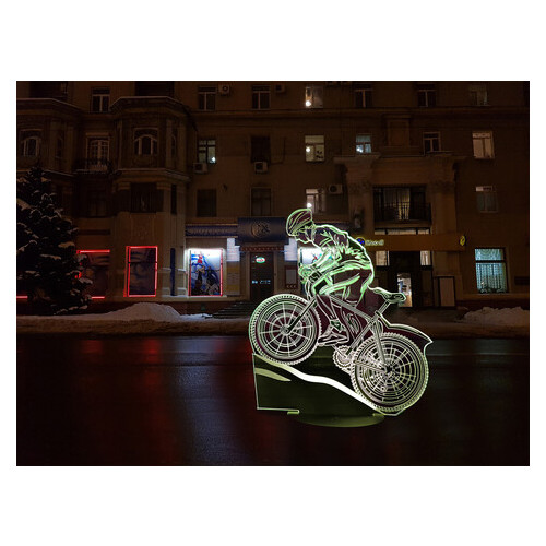 Нічник 3DToyslamp Світильник Велосипед 3 3TOYSLAMP (09-001) фото №4