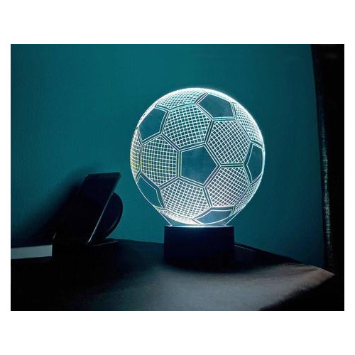 Світильник-нічник 3DToyslamp Футбольний м'яч 3D Creative (C3528) фото №2