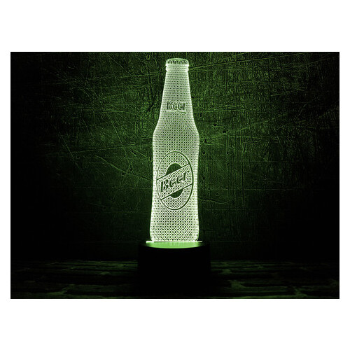 Змінна пластина для 3D ламп 3DToyslamp Beer (12-222) фото №1