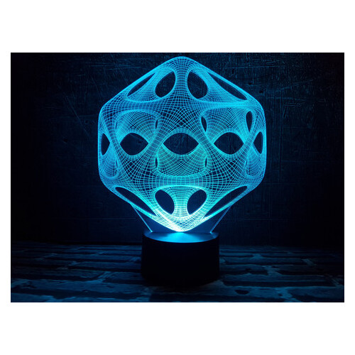 Змінна пластина для 3D нічника 3DToyslamp Вірус (12-141) фото №1