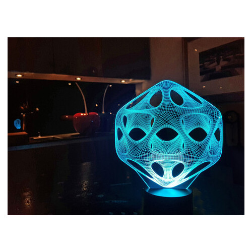 Змінна пластина для 3D нічника 3DToyslamp Вірус (12-141) фото №2