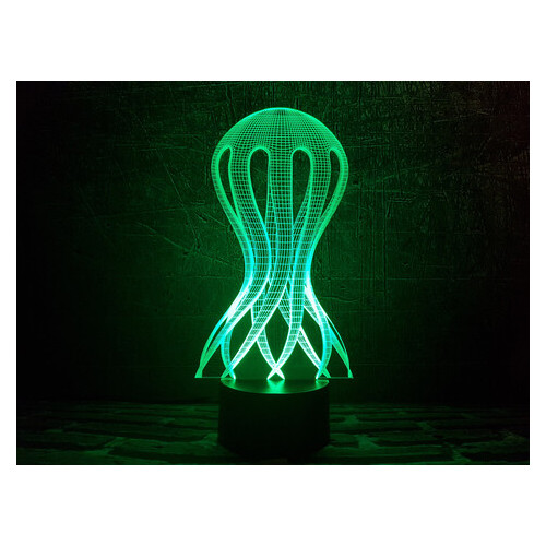 Змінна пластина для 3D нічника 3DToyslamp Медуза (12-144) фото №1