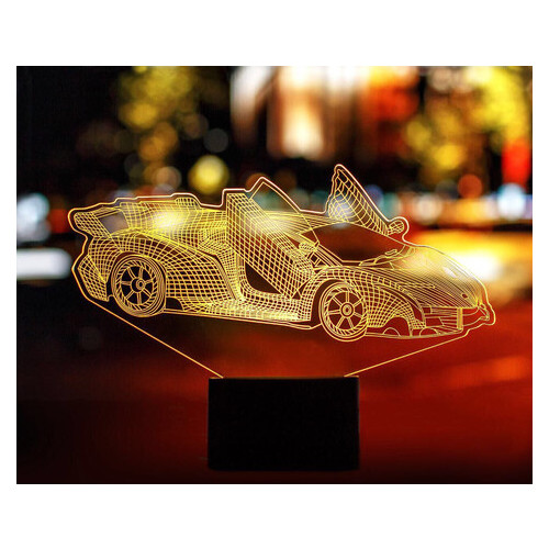 Змінна пластина для 3D світильників 3DToyslamp Автомобіль 39 (s0122) фото №5