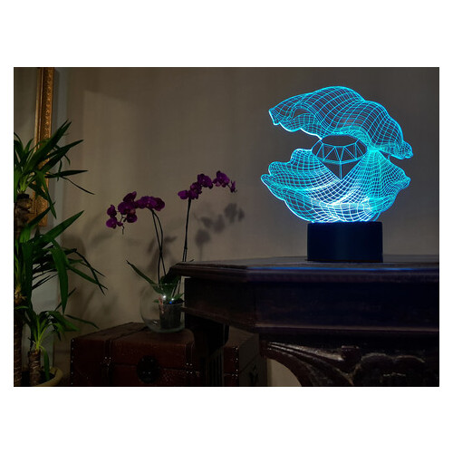 Змінна пластина для 3D світильників 3DToyslamp Черепашка 2 (12-35024) фото №1