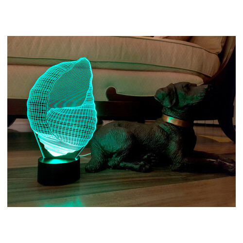Змінна пластина для 3D світильників 3DToyslamp Черепашка (12-096) фото №2