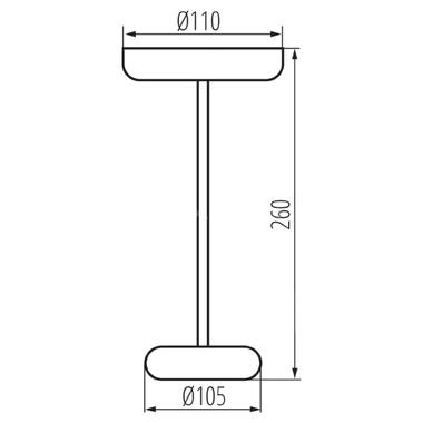 Настольная лампа аккумуляторная Kanlux 37310 FLUXY фото №2