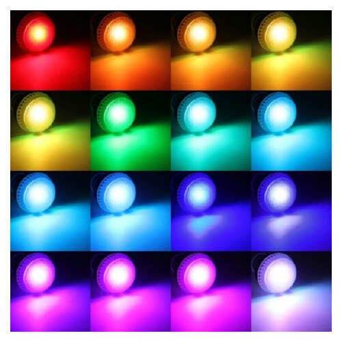 Лампа світлодіодна E27 Led RGB 5Вт + пульт фото №2