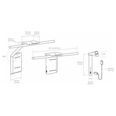 Настольная лампа BenQ Clip Laptop Bar (9H.W4EWT.ES5) фото №5