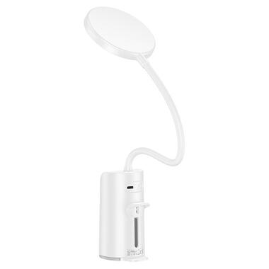Настольная LED лампа Hoco HX10 Clip table lamp (1200mAh) White фото №4